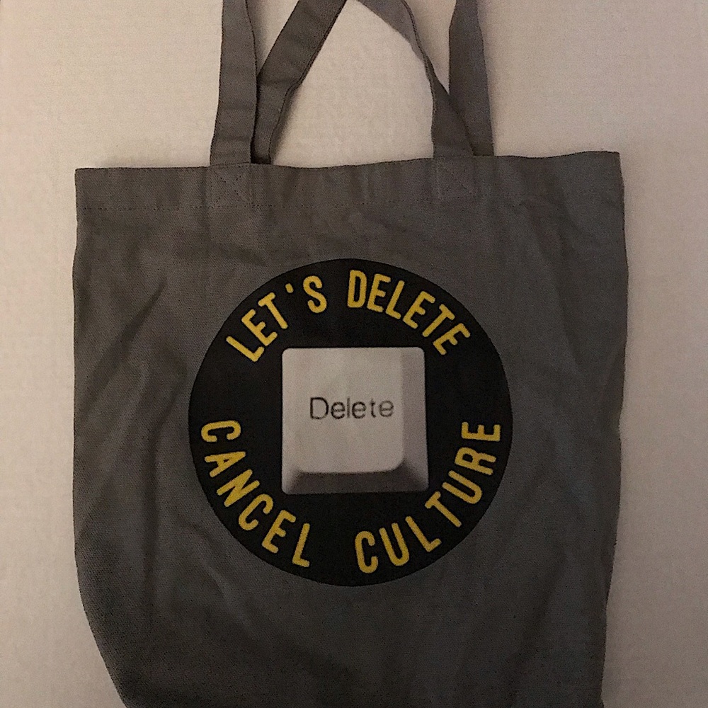 Let’s Delete Cancel Culture Tote / Book / Shopping Bag